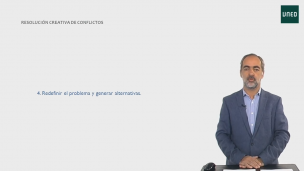 Redefinir el problema y generar alternativas
