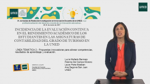 Incidencia de la evaluación continua en el rendimiento académico de los estudiantes en las asignaturas de Contabilidad del Grado de Turismo en la UNED