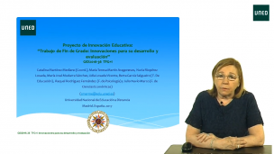 El Trabajo de Fin de Grado: Innovaciones para su desarrollo y evaluación
