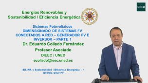 FV10.1 – Dimensionamiento de Sistemas Fotovoltaicos conectados a red: Generador FV e Inversor - Parte 1