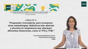 PRESENTACIÓN DE LA MESA 1 - Línea de Experiencia 4: Propuestas innovadoras para incorporar otras metodologías didácticas más abiertas y plurales en asignaturas que abarquen diferentes titulaciones...