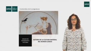 Exposición de los contenidos  de la asignatura del Grado en Geografía e Historia "Historia de la Cultura material del mundo clásico". Parte I