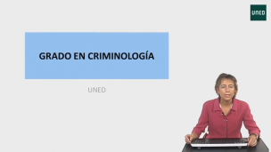 Presentación del grado en criminología