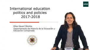 International education POLitics and POlicies: Introduction to the subject and tasks 2017-2018 