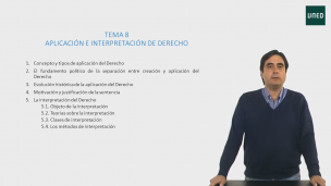 Tema 8. Aplicación e interpretación del Derecho