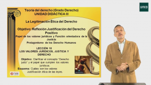 Presentación tema 10 : Valores Jurídicos, Justicia y Derecho     