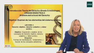 Tema 5. Derecho objetivo, derecho subjetivo y deber jurídico