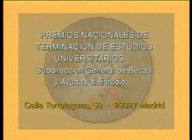Premios Nacionales de terminación de estudios universitarios