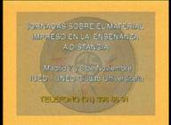 Jornadas sobre el material impreso en la enseñanza a distancia