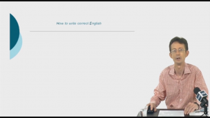 Starting to write English with no mistakes 4