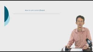 Starting to write English with no mistakes 2  