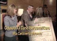 Clausura XX Curso Iberoaméricano, más cerca en la distancia