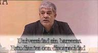 Universidad sin barreras. Estudiantes con discapacidad.