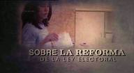 Sobre la reforma de la Ley electoral