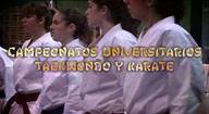 Campeonatos de España Universitario 2012 Taekwondo y Karate