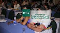 Presentación Comunidad unX en XV encuentro AIESAD 