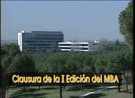 Clausura de la I Edición del M.B.A.
