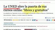 UNED abierta.