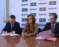 Acuerdo entre la Escuela Técnica Superior de Ingenieros Industriales de la UNED y UPONOR para la formación de nuevos ingenieros.