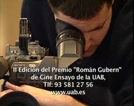 II Edición del Premio "Roman Gubern" de Cine Ensayo de la UAB