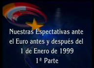 Nuestras expectativas ente el euro, antes y después del 1 de Enero de 1999 (I)
