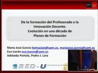 La innovación Educativa por medio de la formación integral del profesorado universitario