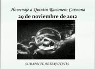 Homenaje al profesor Quintín Racionero: Sub Specie Aeternitatis