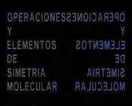 Operaciones y elementos de simetría molecular