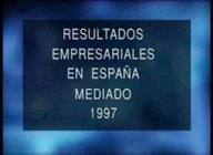 Resultados empresariales en España a mediados de 1997