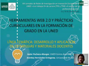 Herramientas web2.0 y prácticas curriculares en la formación de Grado en la UNED