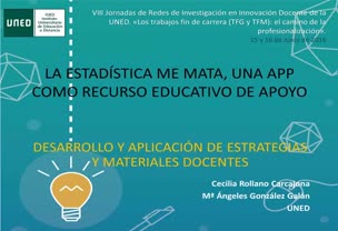 La Estadística me mata, una app como recurso educativo de apoyo