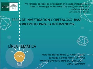 Redes de investigación y ciberacoso: base conceptual para la intervención