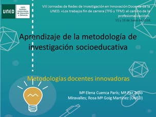 Aprendizaje de la metodología de investigación socioeducativa