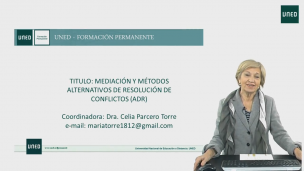 Curso : Resolución de Conflictos: Profesionales en Mediación 