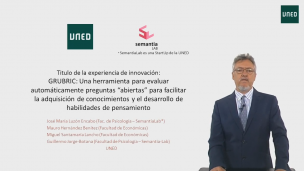 Una herramienta para evaluar automáticamente las respuestas “abiertas” de los estudiantes, se integra en la metodología UNED y facilita la adquisición de conocimientos y el desarrollo de habilidades
