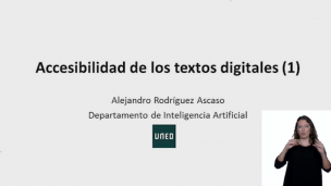 Accesibilidad de los textos digitales.  Parte I(LS)