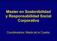 Lección inaugural del Máster en Sostenibilidad y Responsabilidad Social Corporativa