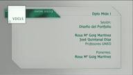 Diseño del portfolio