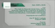 Presentación de la sublinea I