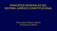 Principios jurídicos del Constitucionalismo