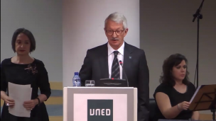 Toma de posesión del rector de la UNED, Alejandro Tiana Ferrer (2017)