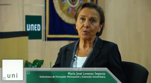 Palabras de Maria José Lorenzo (Vicerrectora de Formación Permanente y Extensión Universitaria )