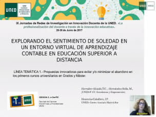 Explorando el sentimiento de soledad en un entorno virtual de aprendizaje contable en educación superior a distancia (UNED)