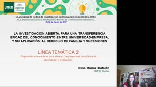 La investigación abierta para una transferencia eficaz del conocimiento entre universidad-empresa, y su aplicación al derecho de familia y sucesiones