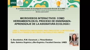 Microvideos interactivos como herramienta en el proceso de enseñanza-aprendizaje de la asignatura Ecología