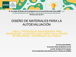 Diseño de materiales para la autoevaluación