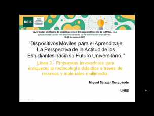 Dispositivos Móviles para el Aprendizaje: La Perspectiva de la Actitud de los Estudiantes hacia su Futuro Universitario.