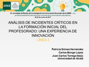 Análisis de incidentes críticos en la formación inicial del profesorado: una experiencia de innovación