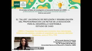 El taller: un espacio de reflexión y sensibilización del profesorado en los retos de la educación para el desarrollo sostenible. Estudio de caso