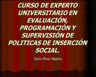 Programación de políticas de integración social